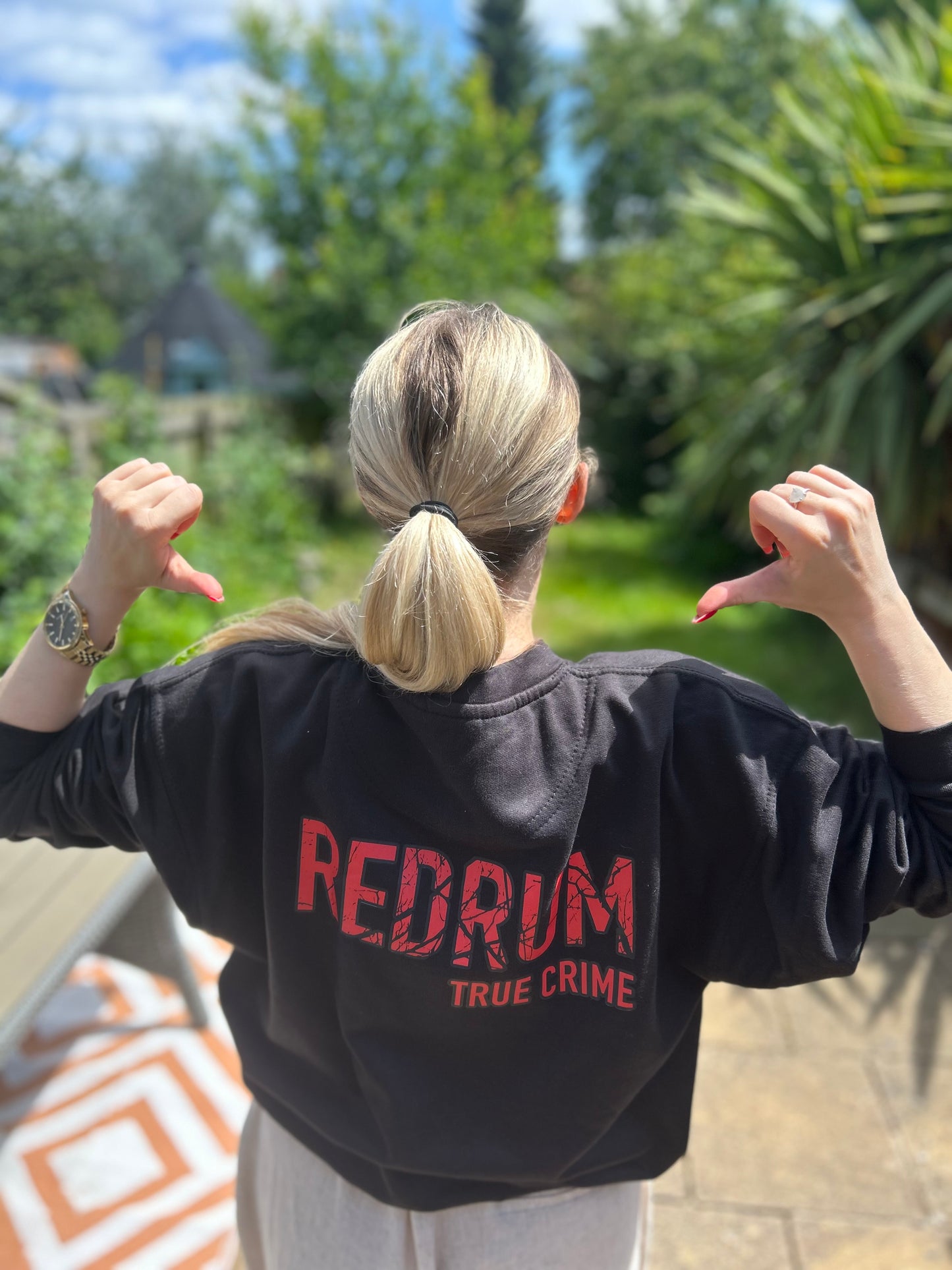 REDRUM crew neck sweatshirt