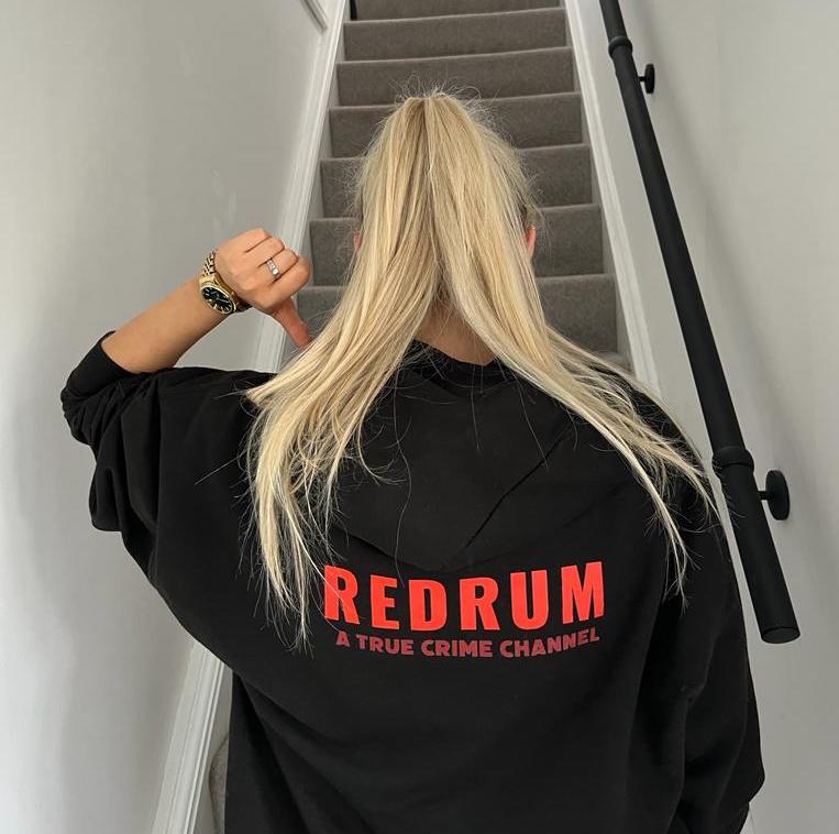 REDRUM double logo hoodie